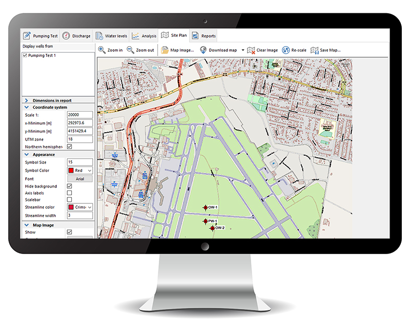 AquiferTest Software Interface