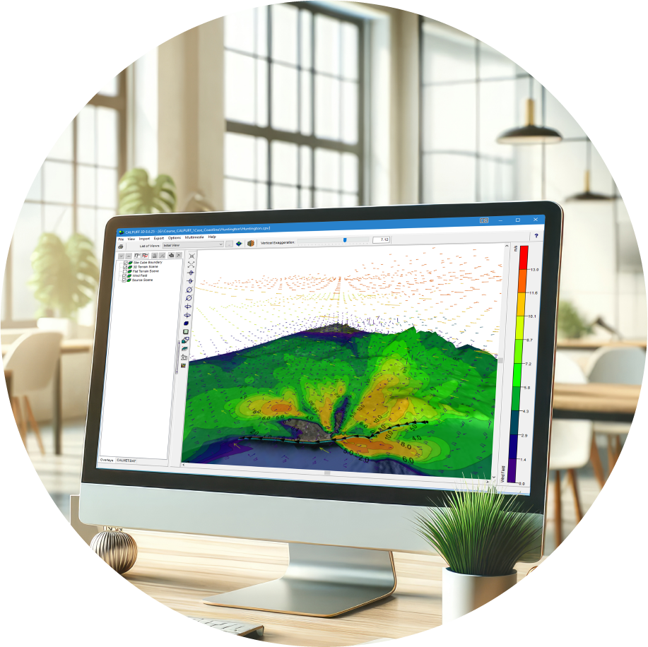 CALPUFF Software Interface